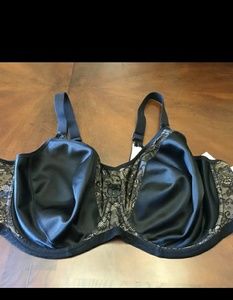 Goddess 50DD Black Lace Bra